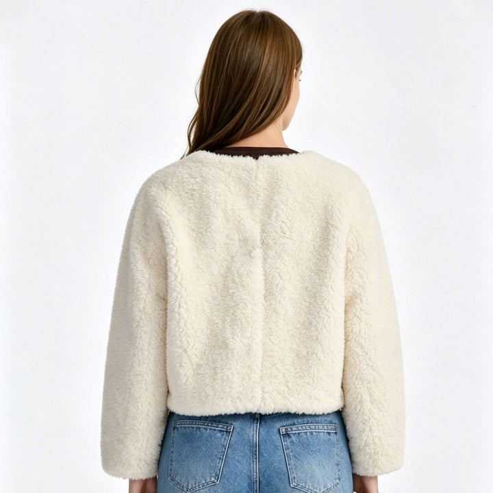 Damen Kuschelige Fleecejacke Echo Archiv
