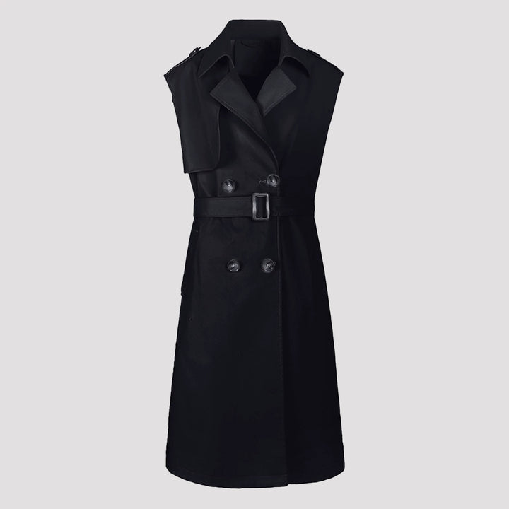 Damen Eleganter Trenchcoat mit Gürtel Echo Archiv