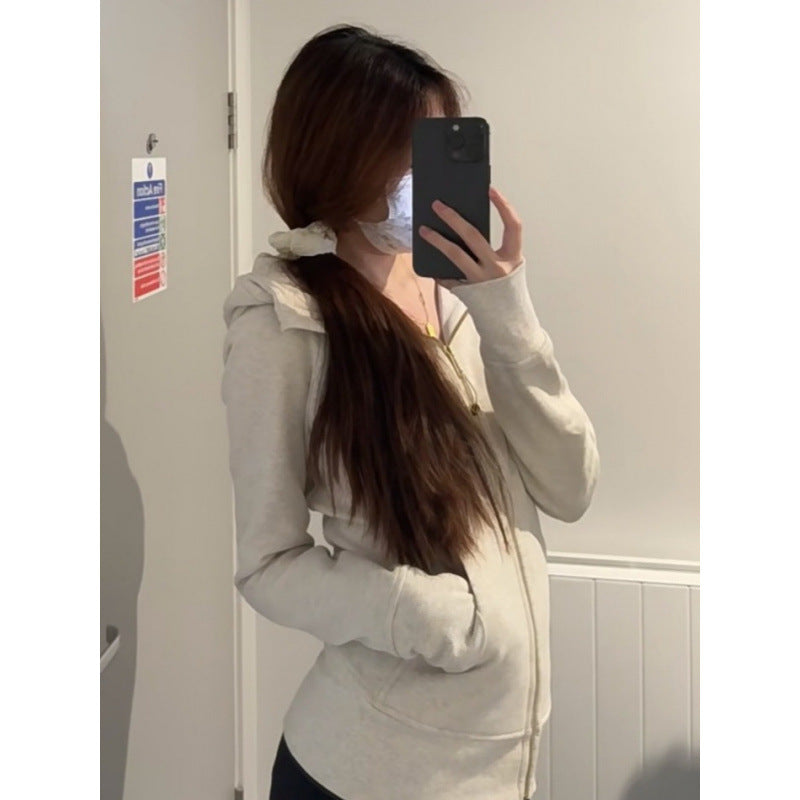 Damen Sportlicher Hoodie Echo Archiv