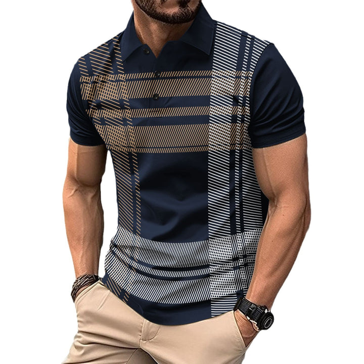 Herren Polo-Shirt mit kurzen Ärmeln Echoarchiv