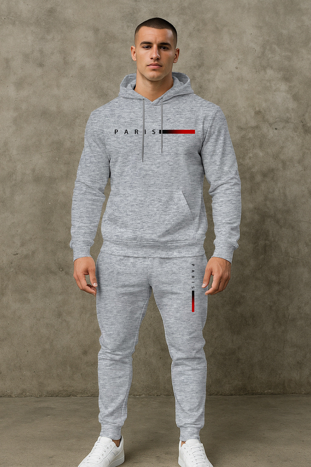 Herren sportlicher Hoodie und Jogginghose Set Echoarchiv