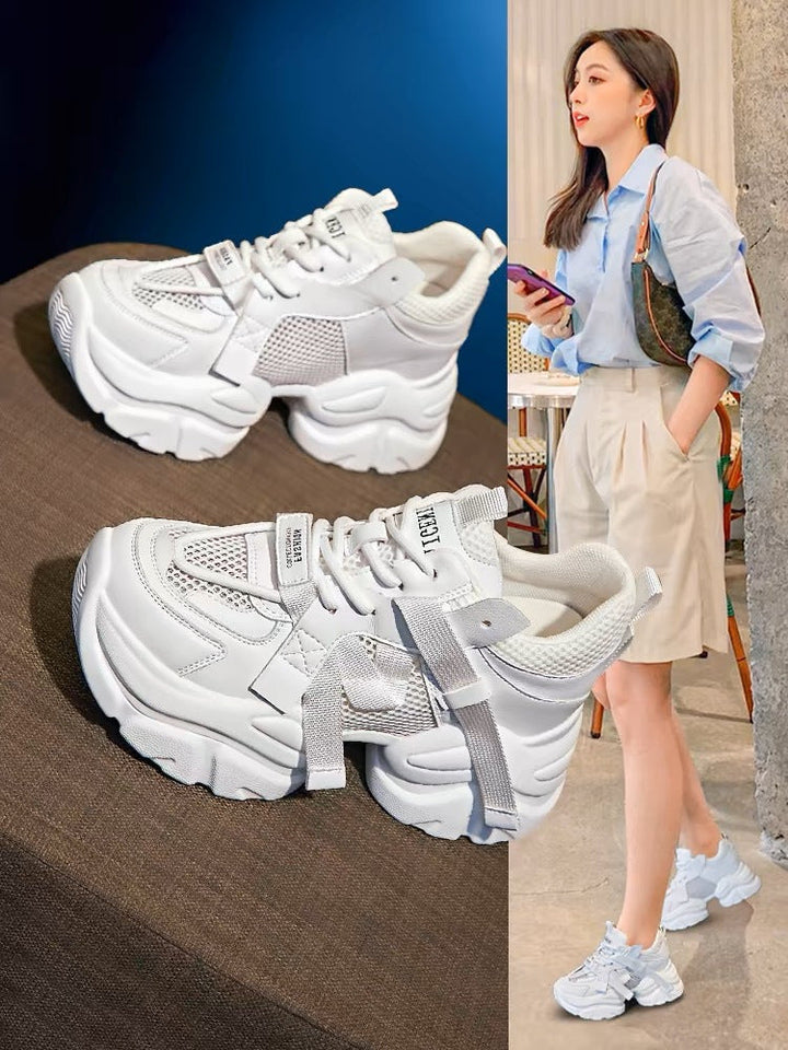 Damen Chunky Sneakers mit futuristischer Silhouette und atmungsaktivem Obermaterial Echo Archiv