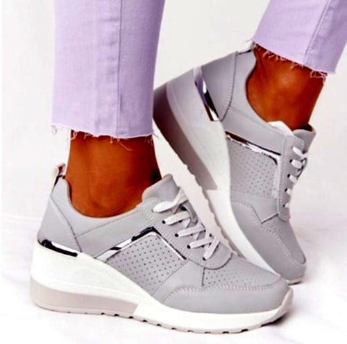 Damen modische Plateau-Sneaker mit atmungsaktiver Mesh-Oberfläche und komfortablem Fußbett Echo Archiv