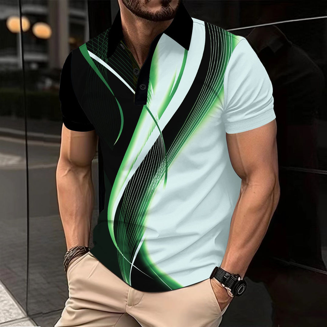 Herren Sportliches Poloshirt Echoarchiv