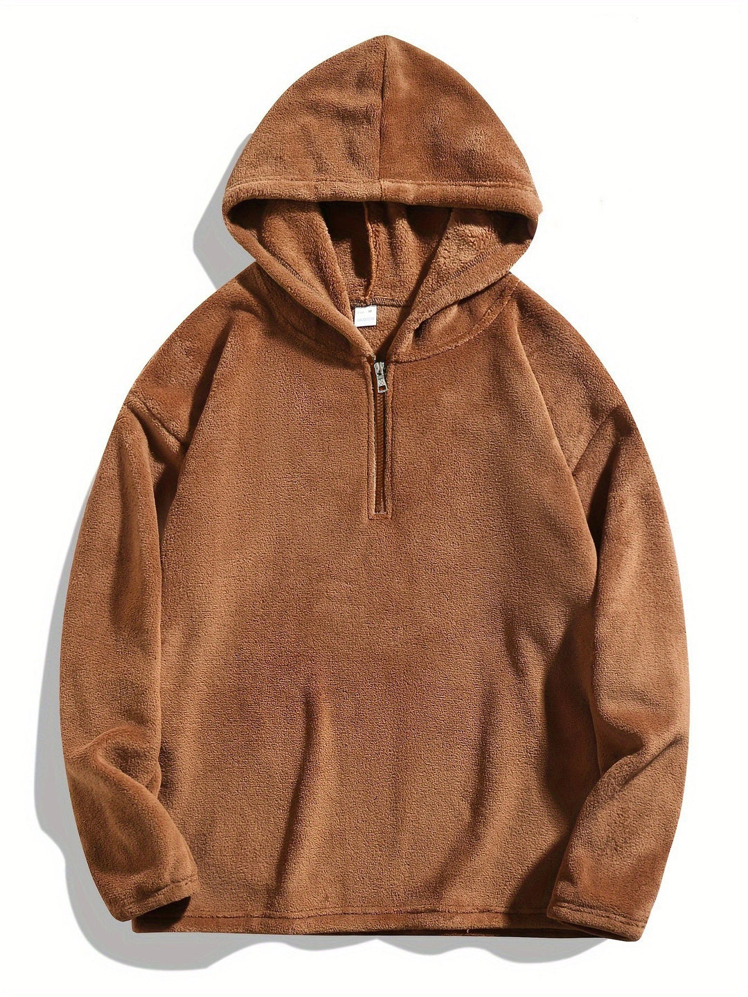 Herren kuscheliger Fleece-Hoodie mit praktischer Reißverschlussöffnung Echoarchiv