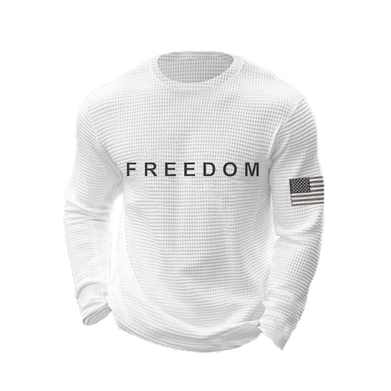 Herren Lässiger Sweatshirt mit Statement Print Echoarchiv