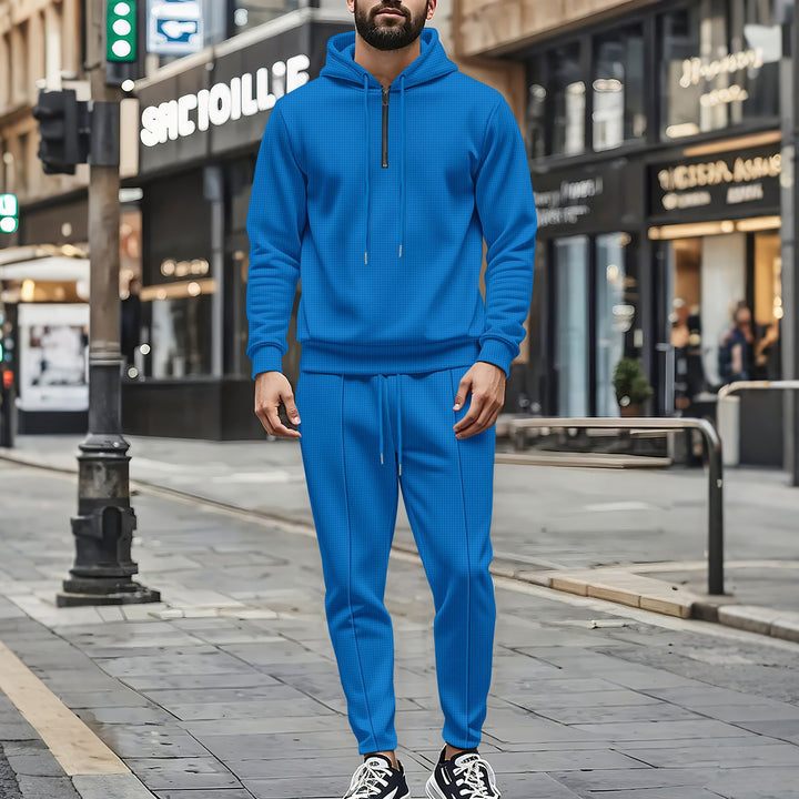 Herren Sportliches Hoodie- und Jogginghosen-Set mit atmungsaktivem Material und modischen Akzenten Echoarchiv