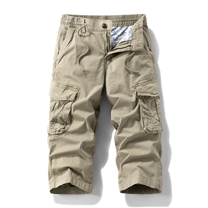 Herren multifunktionale Cargo-Shorts mit elastischem Bund und praktischen Seitentaschen Echoarchiv