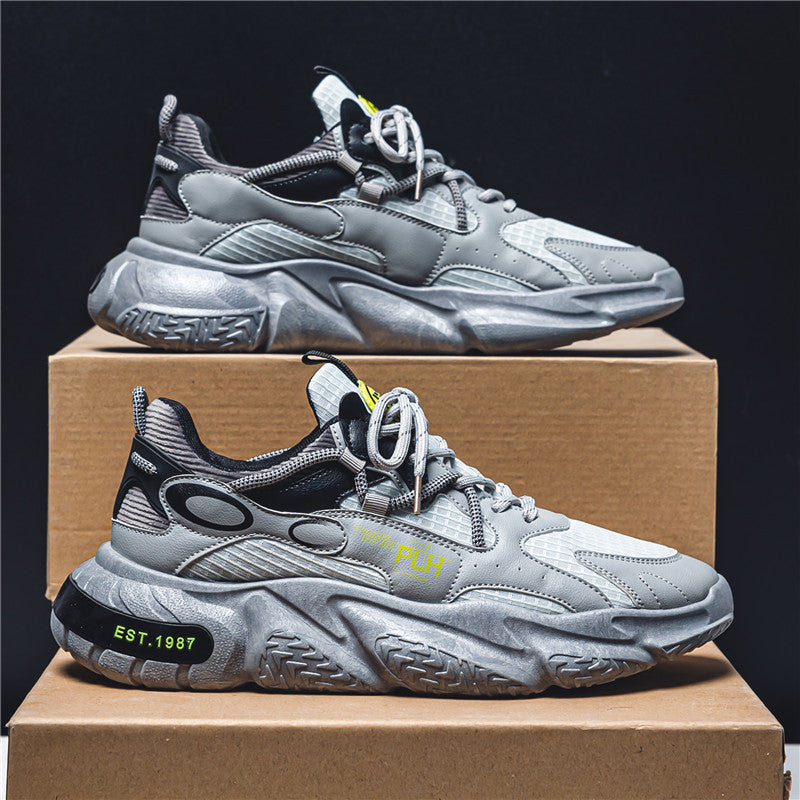 Herren Voluminöser Performance-City-Sneaker mit skulpturaler Plateausohle Echoarchiv