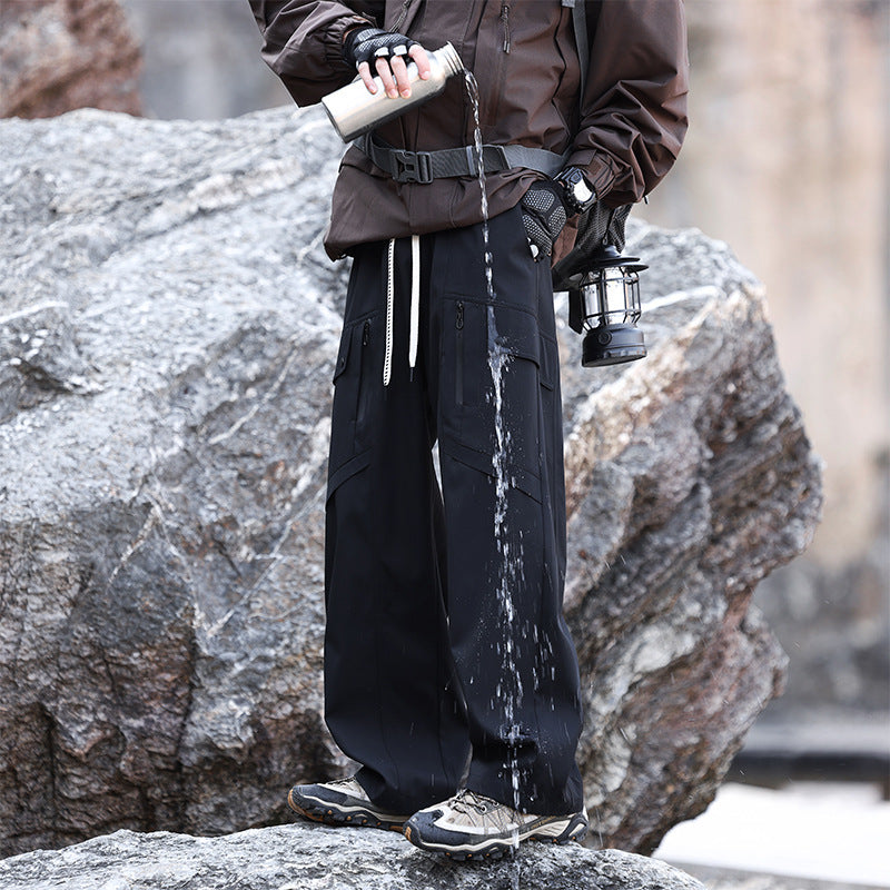 Herren Multifunktionale Wanderhose mit verstellbarem Bund und praktischen Taschen Echoarchiv