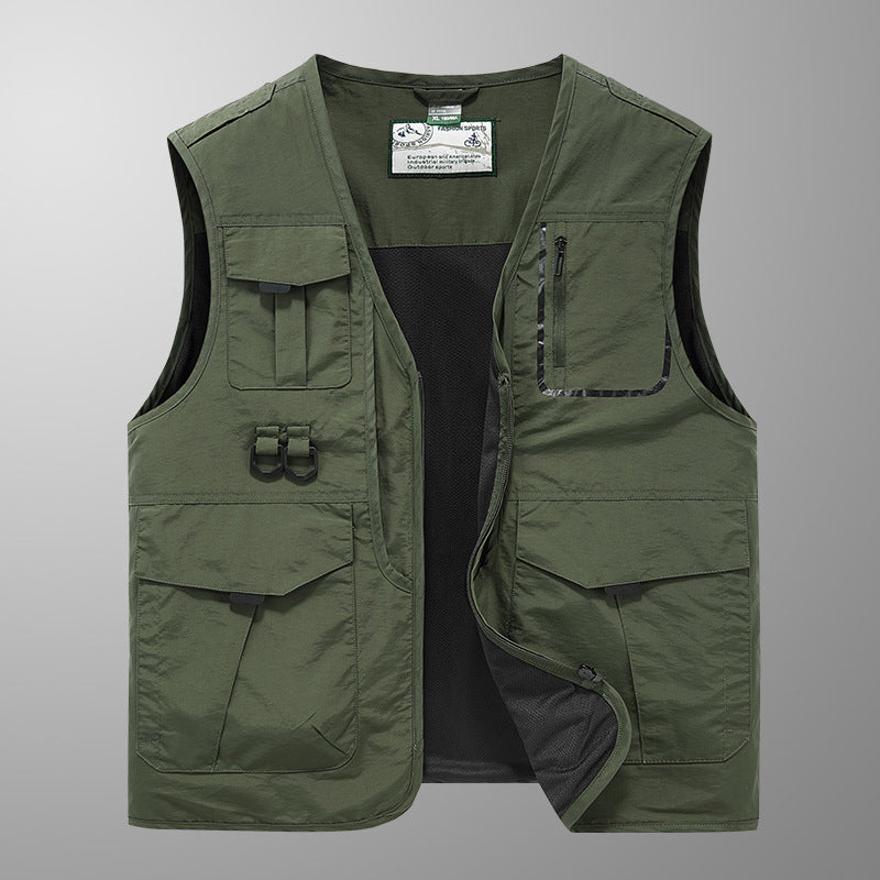Herren Multifunktionale Outdoor-Weste Echo Archiv 1788241898