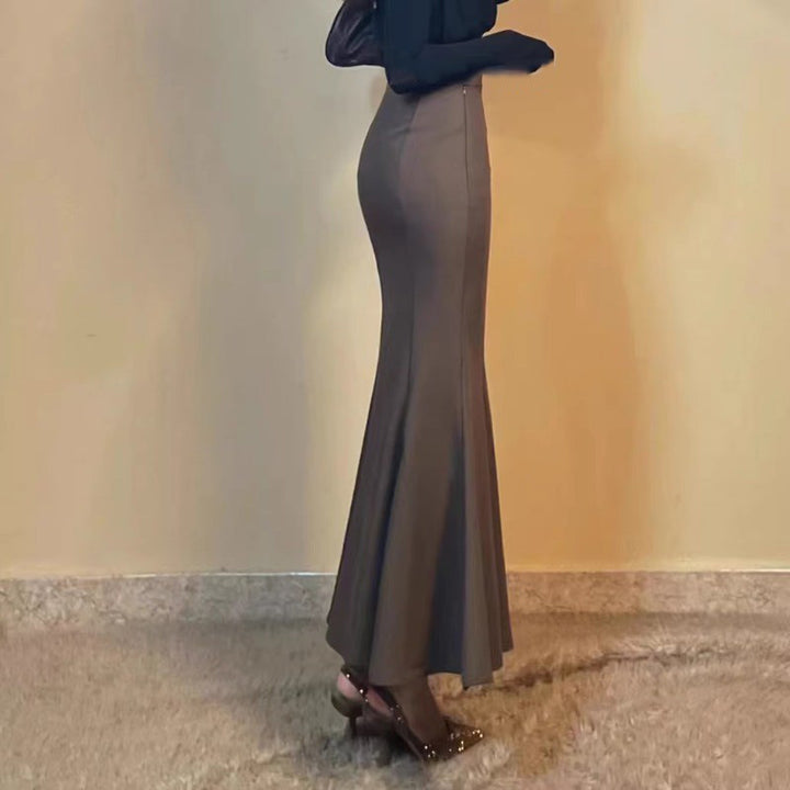 Damen Eleganter Maxirock mit elegantem Schwingdesign Echoarchiv