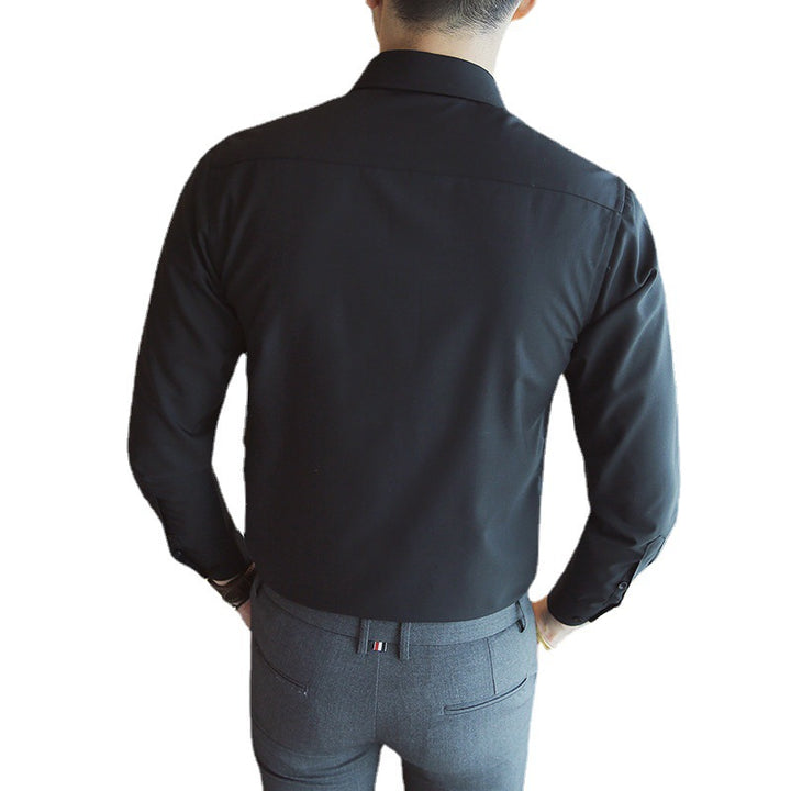 Herren elegantes Baumwollhemd Echoarchiv