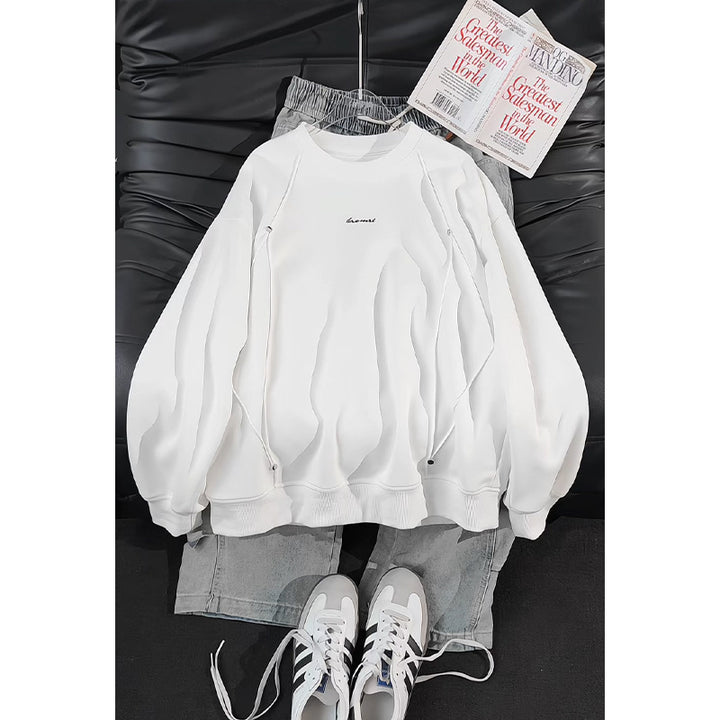 Damen Lässiger Oversized Sweatshirt mit eleganten Akzenten Echo Archiv