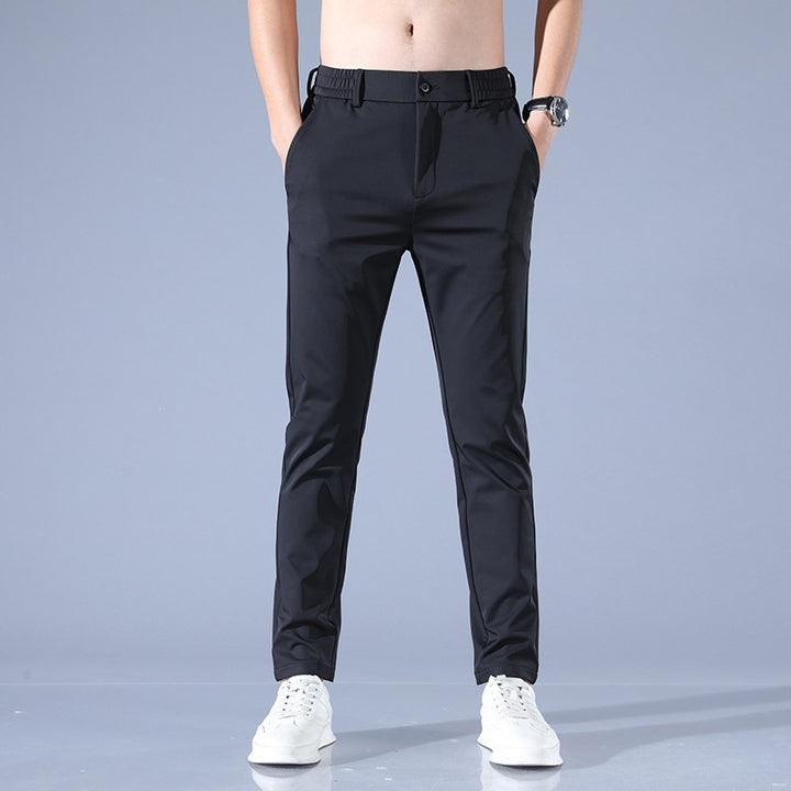 Herren elegante Slim-Fit Businesshose Echoarchiv