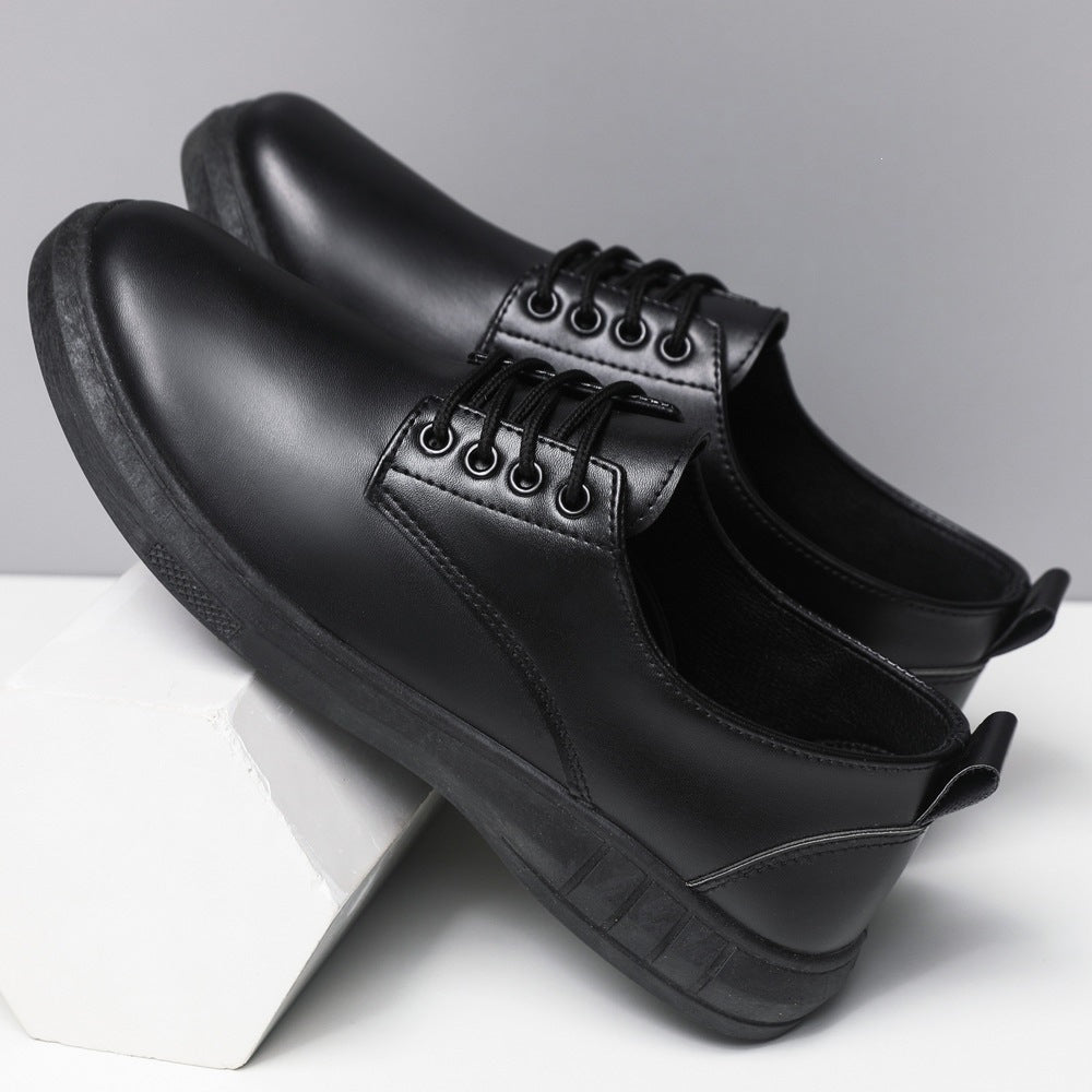 Herren Komfortable Lederschnürschuhe Echoarchiv