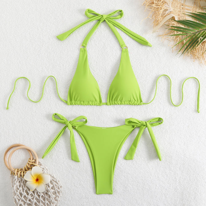 Damen Triangel-Bikini mit verstellbaren Bindebändern Echo Archiv