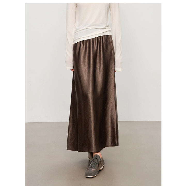 Damen Eleganter Maxirock aus hochwertigem Chiffon Echoarchiv