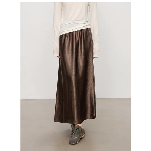 Damen Eleganter Maxirock aus hochwertigem Chiffon Echoarchiv