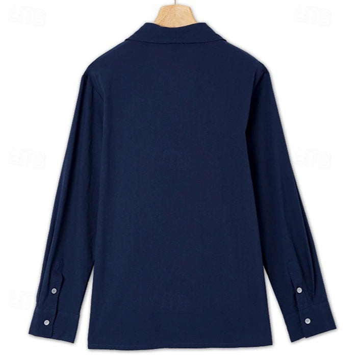 Herren modische Leinenblazerjacke mit doppelter Knopfleiste Echoarchiv