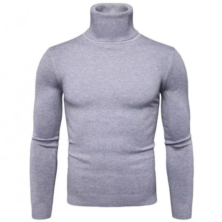 Herren modischer Rollkragenpullover aus feiner Merinowolle Echoarchiv