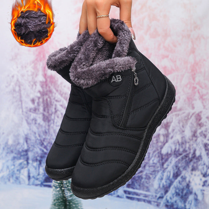 Damen Thermo-Winterstiefel mit kuscheligem Innenfutter und seitlichem Reißverschluss Echoarchiv