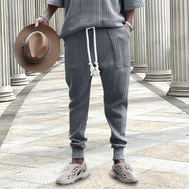 Herren Urbanes Freizeit-Outfit mit strukturierter Stoffqualität Echoarchiv