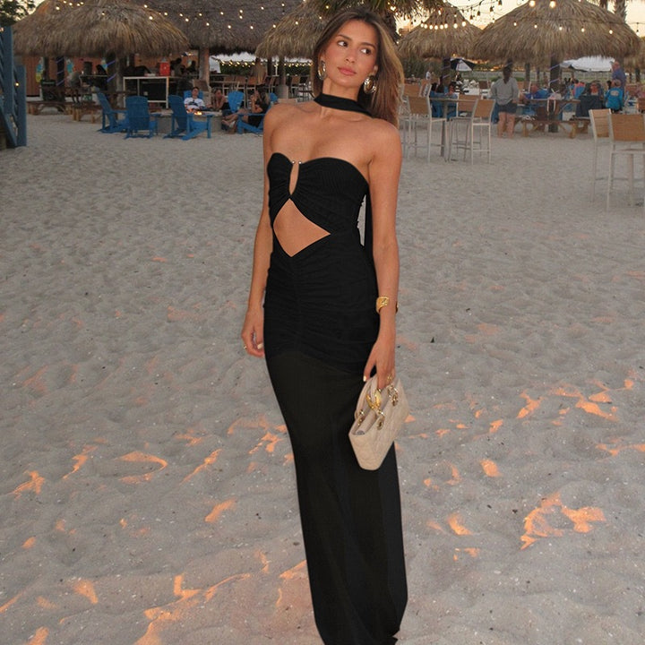 Damen schickes Abendkleid mit Cut-Out-Details Echo Archiv