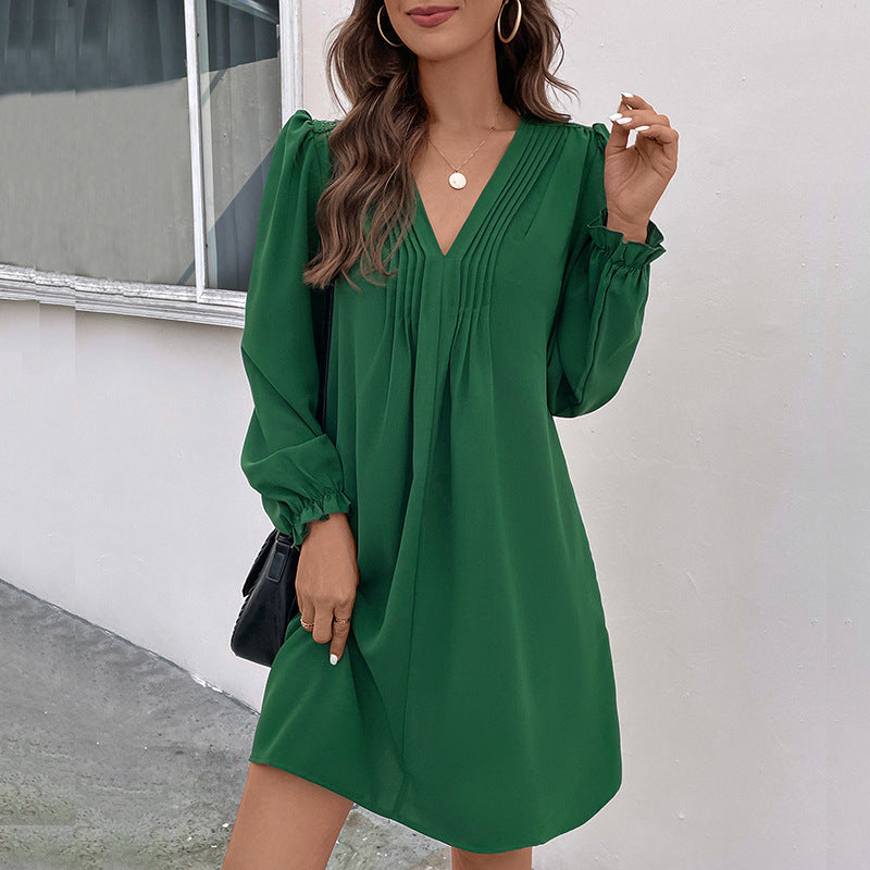 Damen Elegant Geschnittenes Wickelkleid Echo Archiv