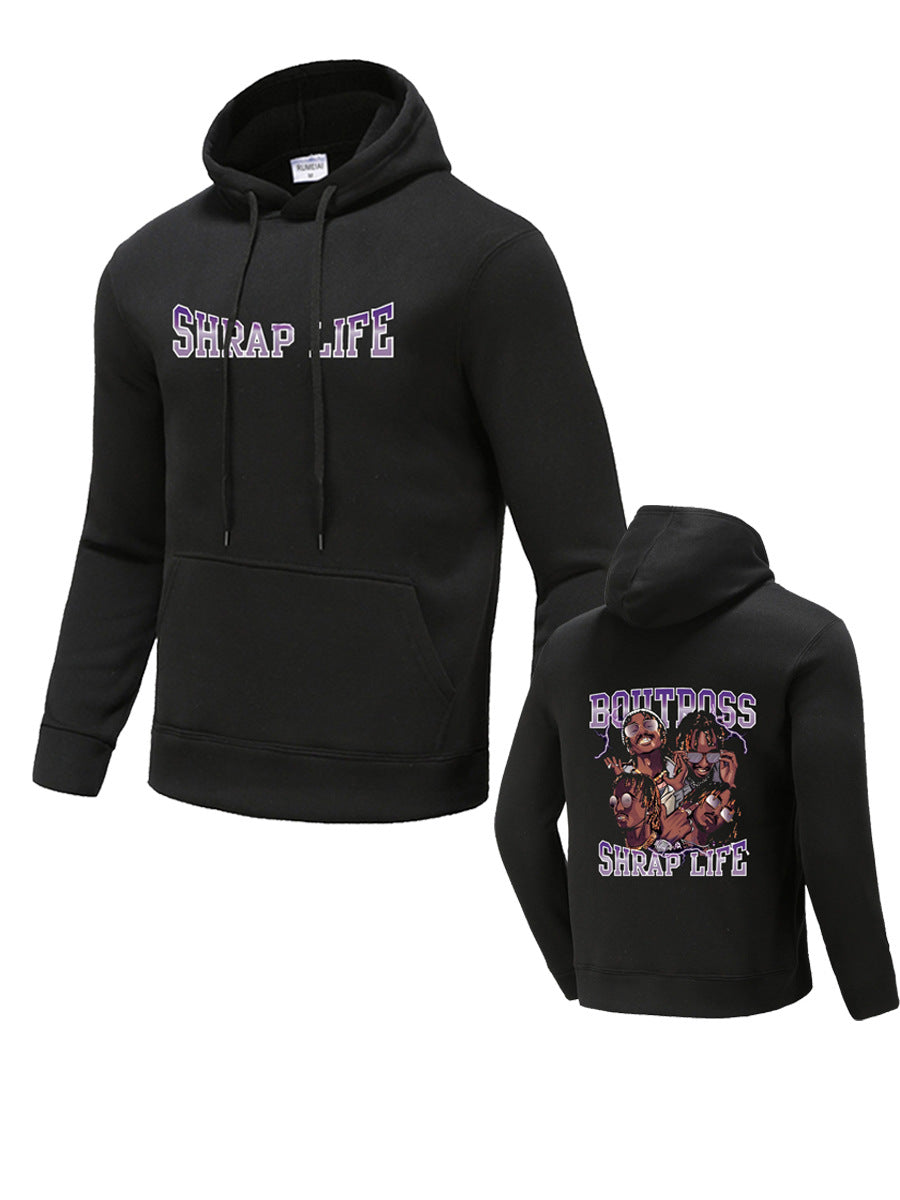 Herren Kapuzenpullover mit kreativem Druckdesign Echoarchiv