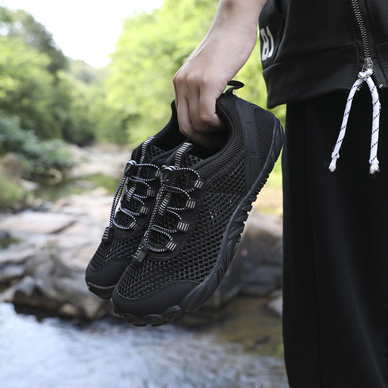 Herren Atmungsaktiver Trekking‑Wasserschuh mit Quick‑Lace und profilierter Gummisohle – Tavélo