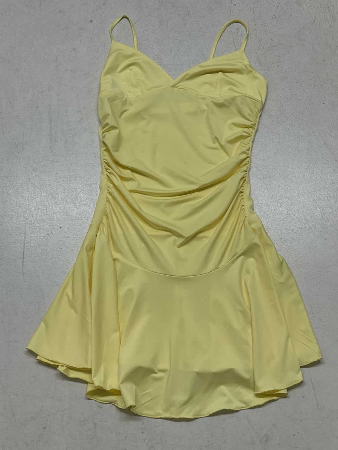 Damen luftiges Sommerkleid mit raffinierten Rüschen und verstellbaren Spaghettiträgern Echo Archiv