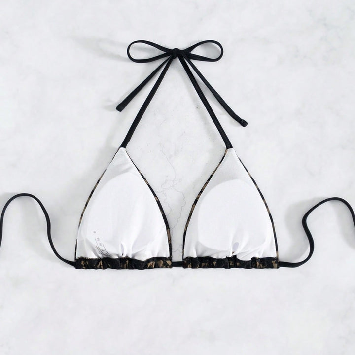 Damen Triangel-Bikini mit zarter Spitzenverzierung Echo Archiv