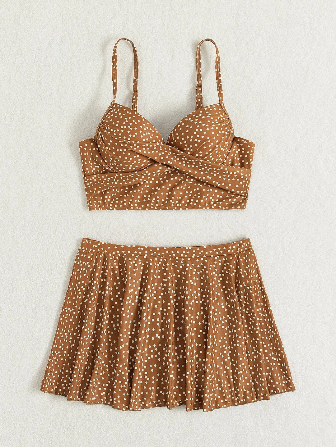 Damen Tankini-Set mit verspieltem Rock und gepolstertem Oberteil Echo Archiv