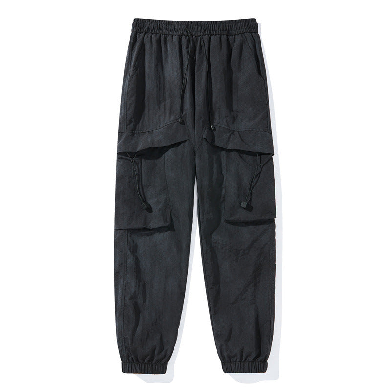 Damen Modische Cargo-Hose mit elastischem Bund Echoarchiv