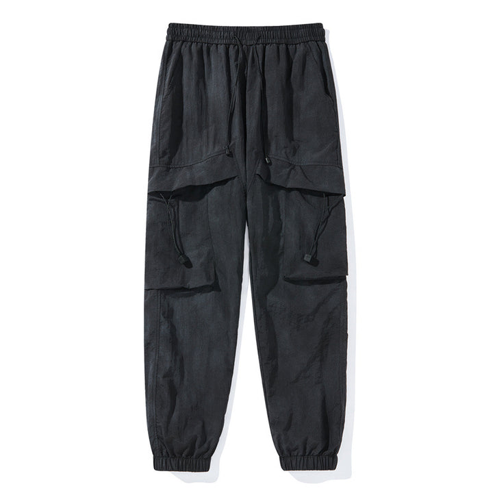 Damen Modische Cargo-Hose mit elastischem Bund Echoarchiv