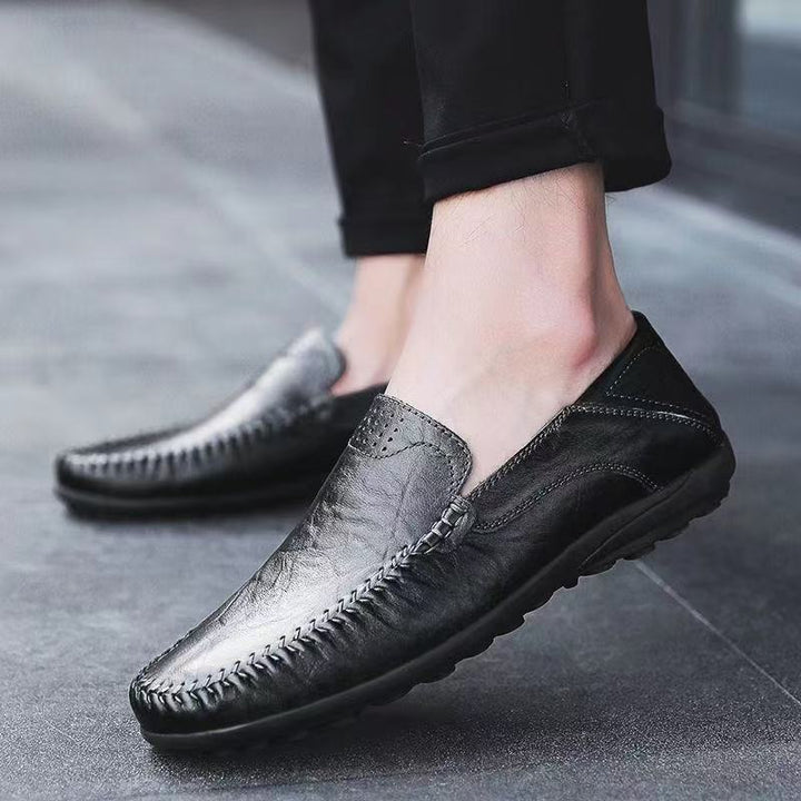 Herren Elegante Mokassins aus weichem Leder Echoarchiv