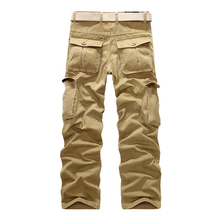 Herren Cargo-Hose mit praktischen Reißverschlusstaschen und elastischem Bund Echoarchiv