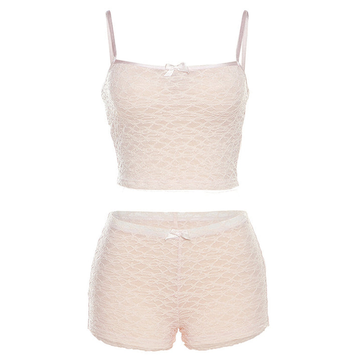 Damen Loungewear Set aus zartem Spitzenmaterial Echo Archiv