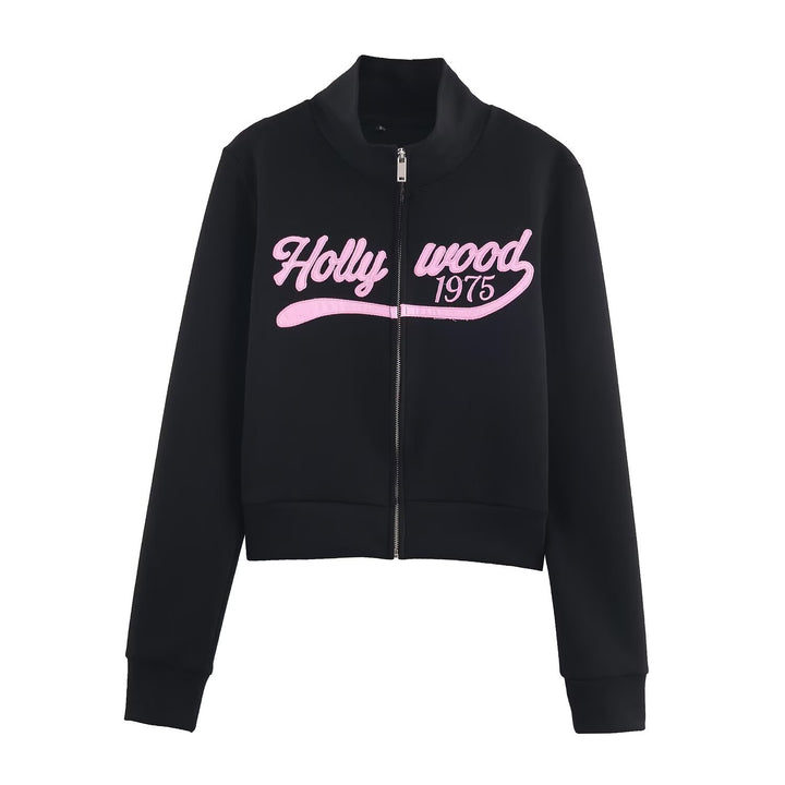 Damen Locker geschnittene Jersey-Freizeithose mit weitem Bein, elastischem Bund und Retro-Logo Echoarchiv