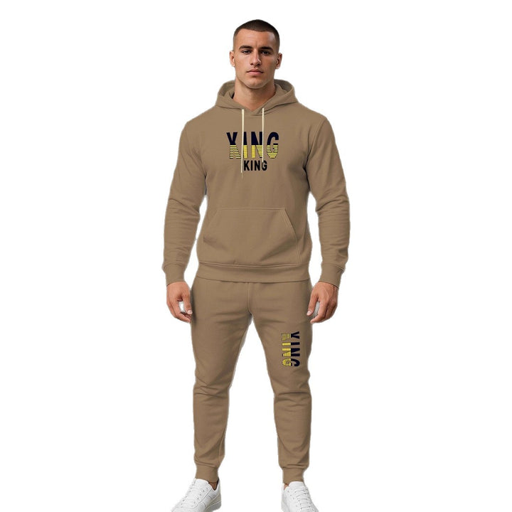 Herren sportives Hoodie- und Jogginghose-Set Echoarchiv