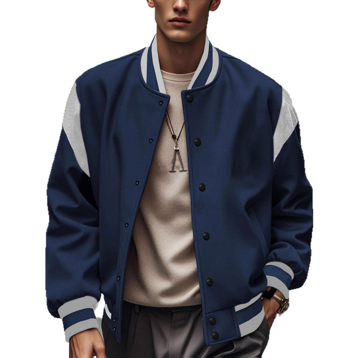 Herren Sportliche Bomberjacke mit modernen Kontrasten und atmungsaktiven Materialien Echoarchiv