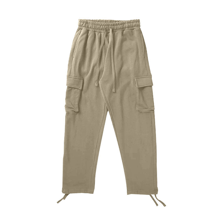 Herren Cargo-Jogginghose aus weichem, atmungsaktivem Material mit elastischem Bund und praktischen Taschen Echoarchiv