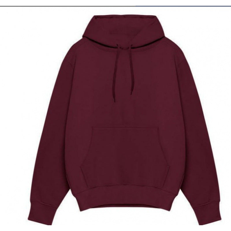 Herren Premium-Kapuzenpullover mit Kängurutasche, innen angerautem Fleece, verstärkter Nackennaht und geripptem Saum – Cavarno