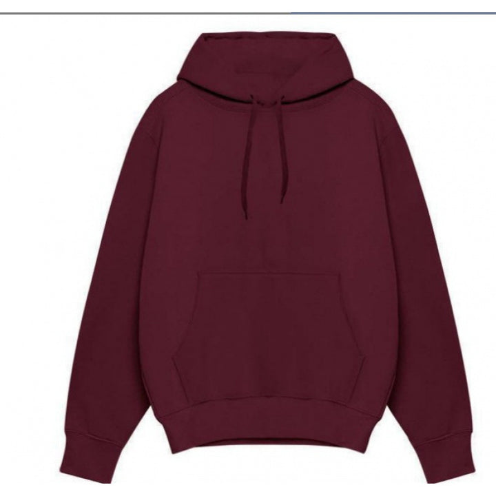 Herren Premium-Kapuzenpullover mit Kängurutasche, innen angerautem Fleece, verstärkter Nackennaht und geripptem Saum – Cavarno