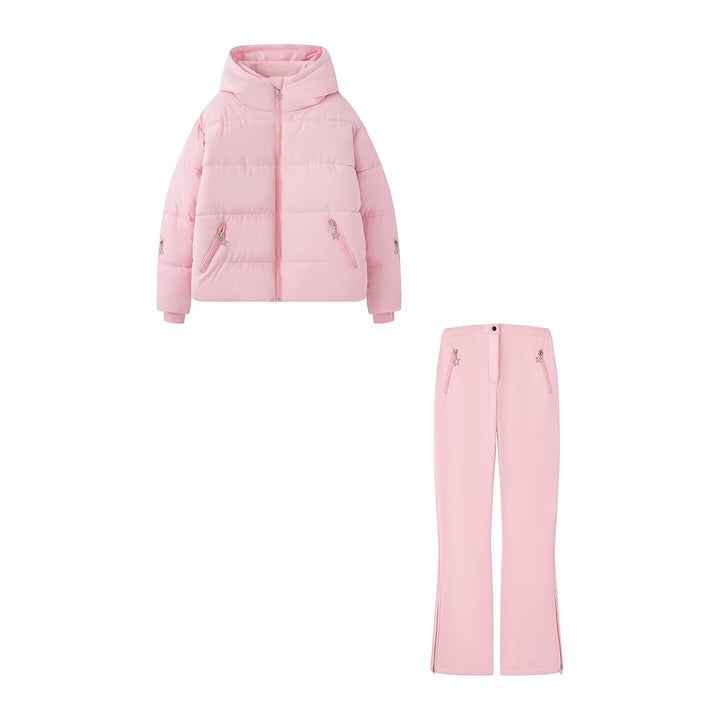 Damen Funktionaler Utility-Overall mit Reißverschlüssen und Taillengürtel Echoarchiv
