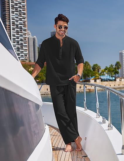 Herren Relaxed Fit Küsten Lounge Set Echoarchiv