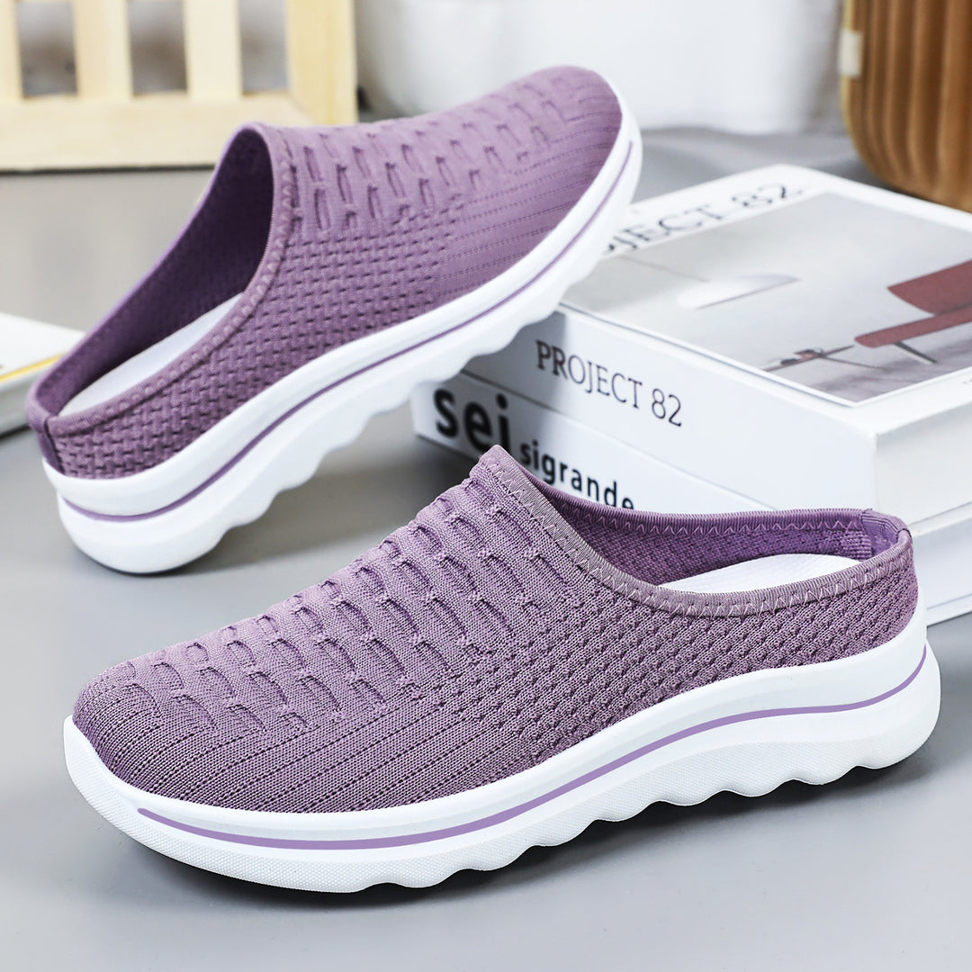 Damen nan nahtloser Komfort-Slipper mit gestricktem Obermaterial und dämpfender Profilsohle Echo Archiv