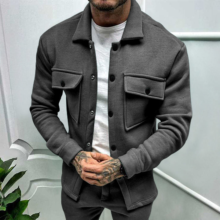 Herren Utility Jacke mit praktischen Taschen und modernem Schnitt Echoarchiv