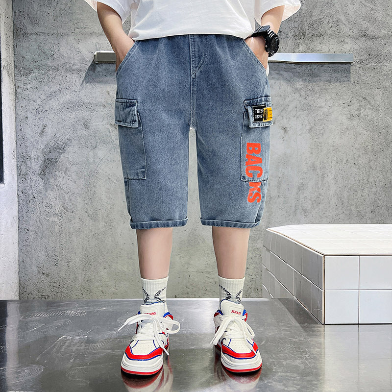 Unisex lässige Cargo-Shorts mit tiefen Taschen Echo Archiv